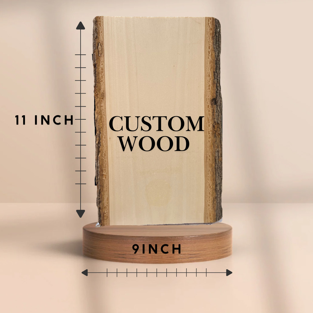 Personalized wooden piece