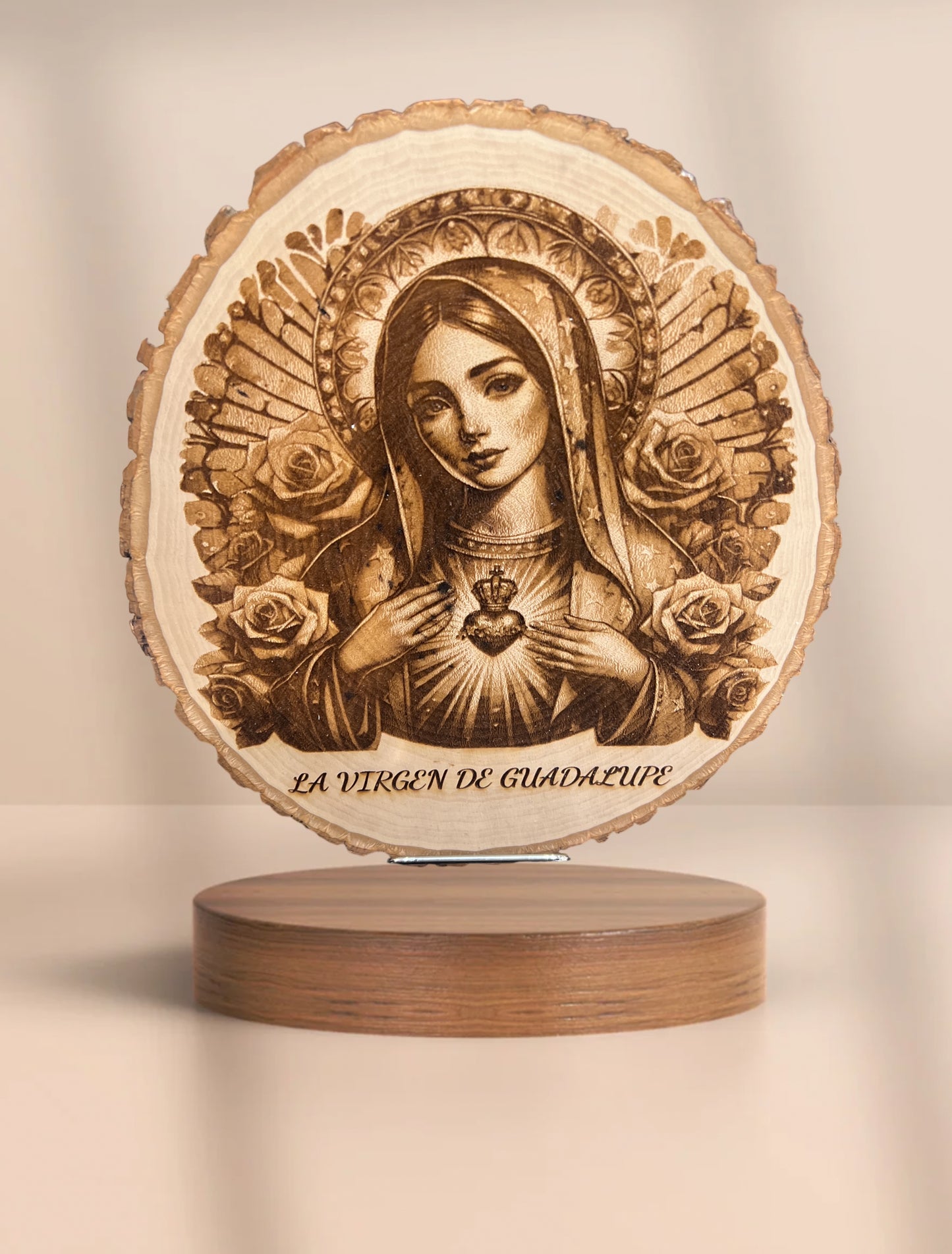 Virgen de Guadalupe Wood