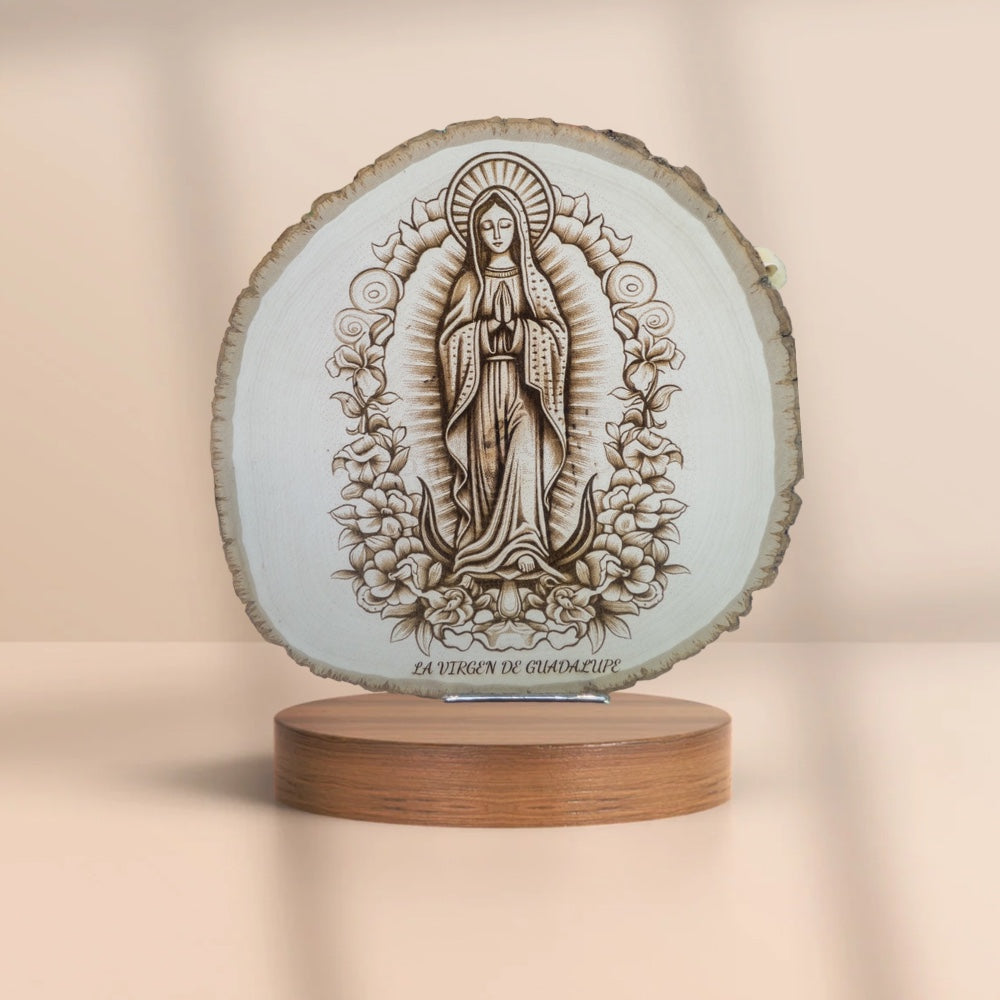 Virgen de Guadalupe Wood