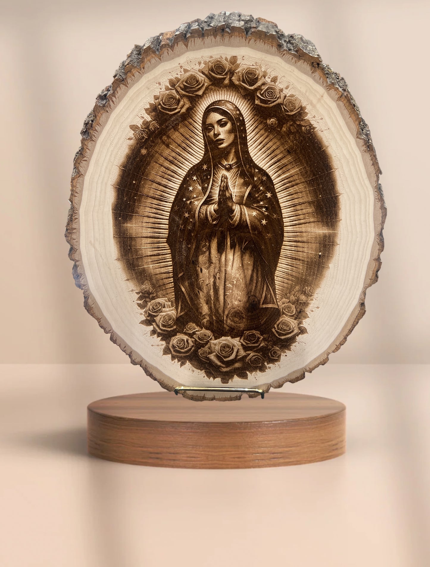 Virgen de Guadalupe Wood