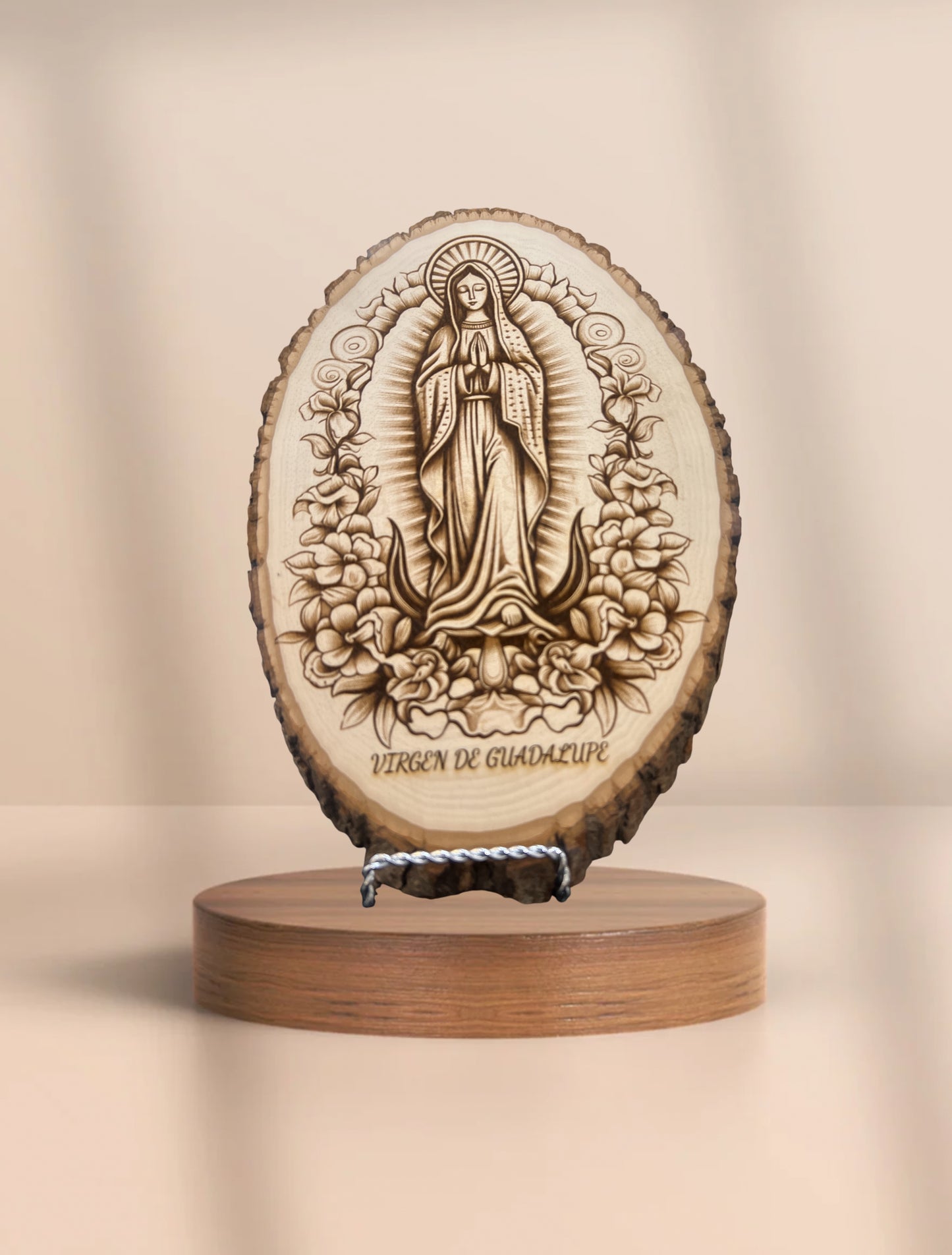 Virgen de Guadalupe Wood