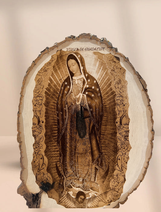 Virgen de Guadalupe Wood